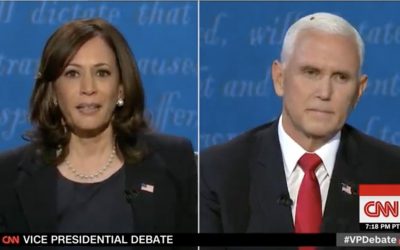 Una mosca, la ‘invitada’ al debate Pence-Harris que se viralizó