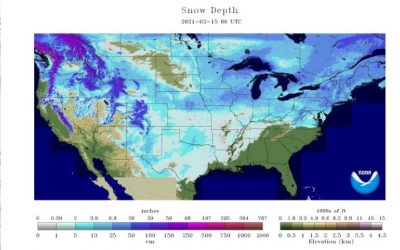 La nieve termina al amanecer, el frío continúa hasta la mitad de la semana